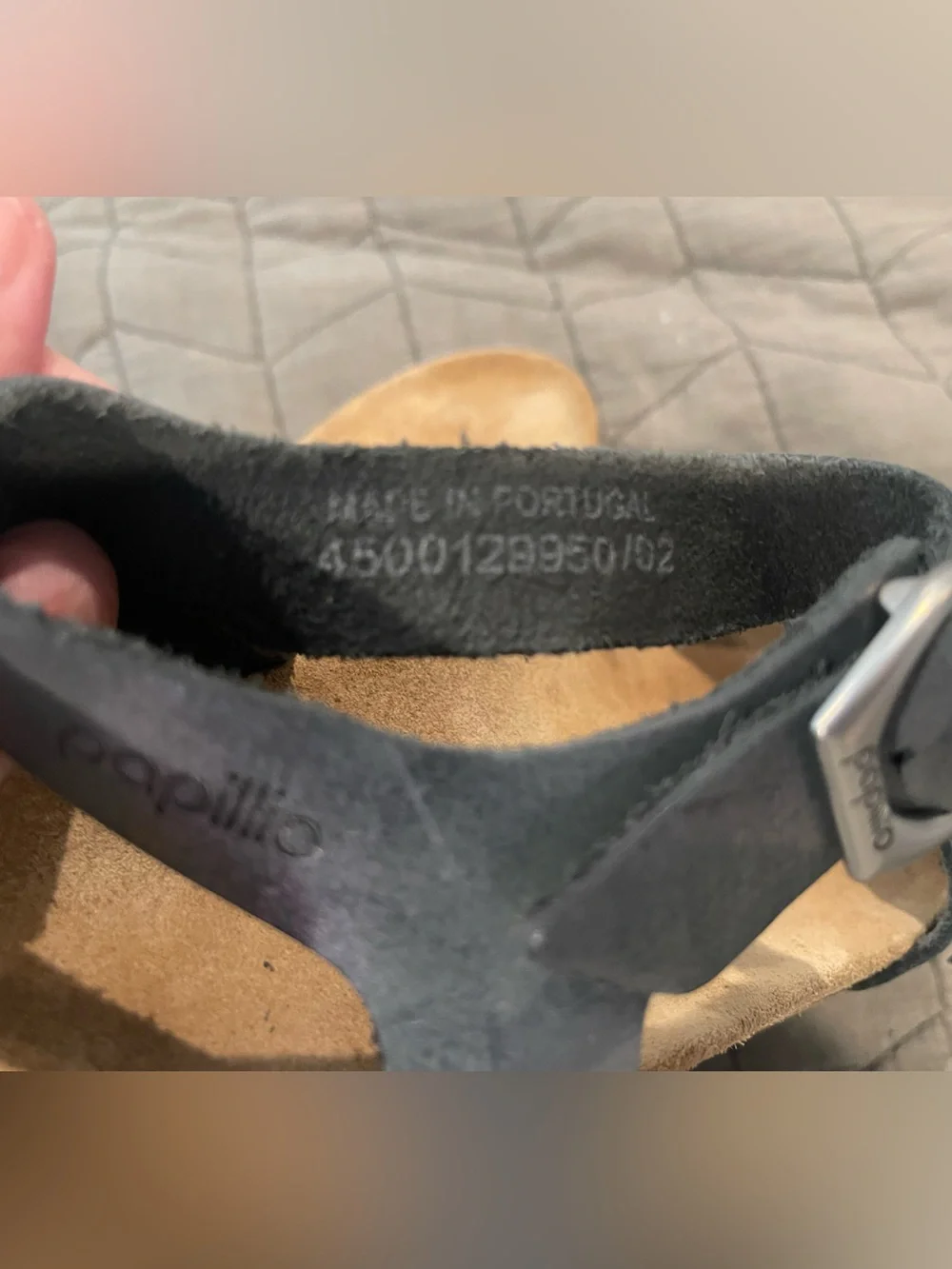 Papillio by Birkenstock Soley wedge gray size 37
